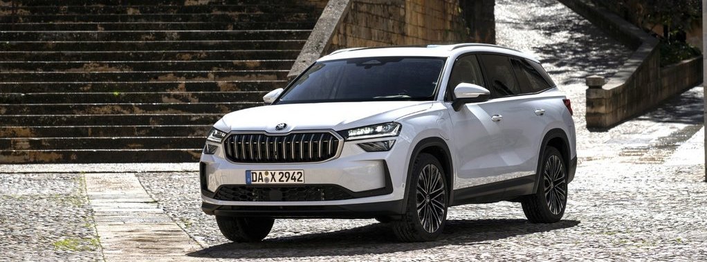 Der neue Škoda Kodiaq 2.0 TDI 4x4 DSG Sportline von vorne