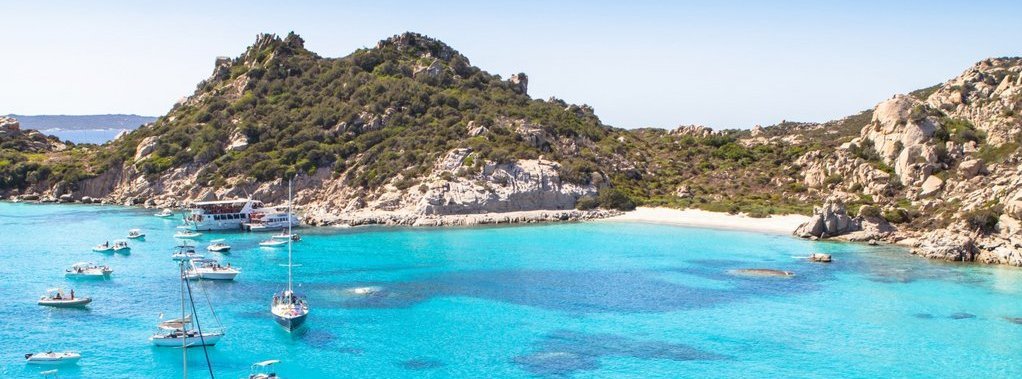 Cala Corsara, Maddalena archipelago on Sardinia island, Italy